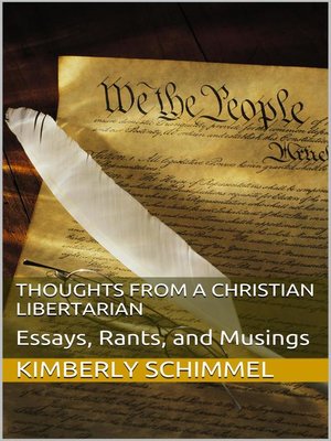 cover image of Thoughts from a Christian Libertarian